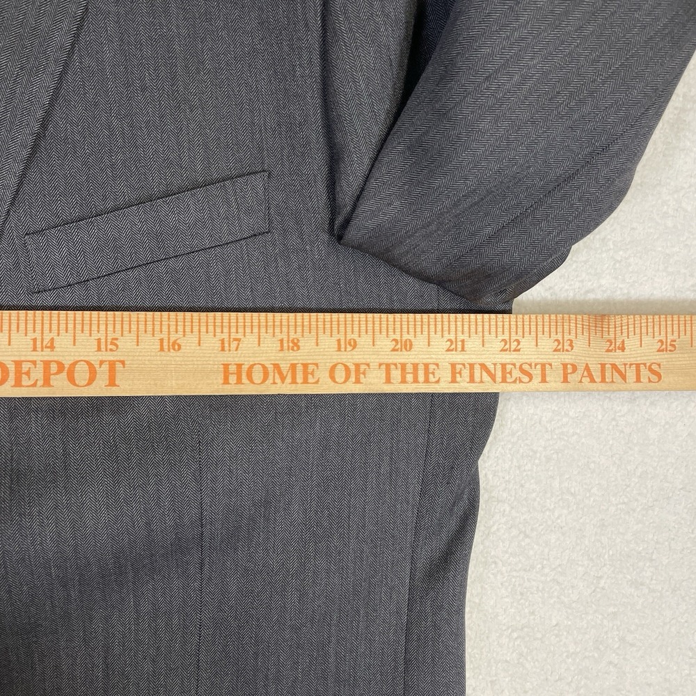 J. Crew Men's Ludlow 2010 Suit Jacket 100% Italian Wool Double Vent Blazer 42L - Picture 8 of 13